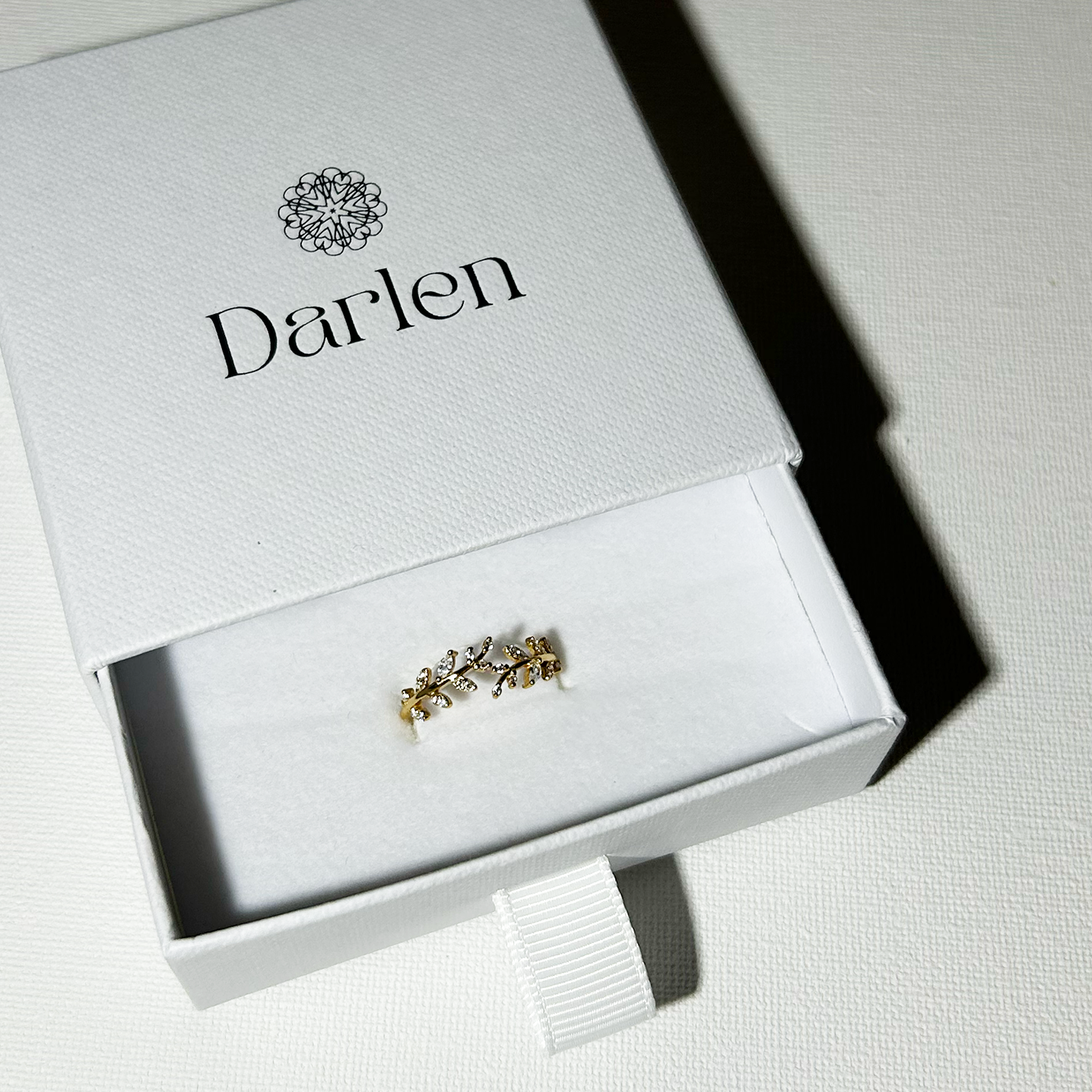 Pierścionek Złote Liście